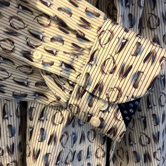 John Lennon size XL long sleeved shirt in 200% cotton excellent condition - Picture 5 of 12